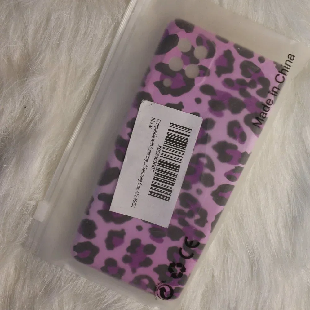 NWT Pink Cheetah Print Samsung A12 4G/5G Phone Case